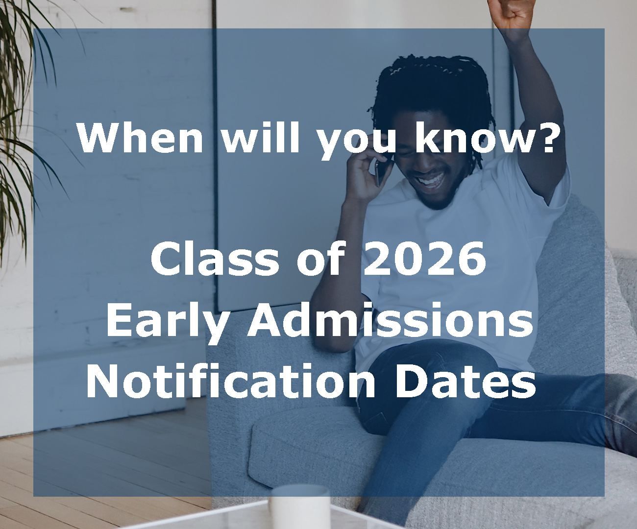 Class of 2026 Early Decision / Early Action Notification Dates